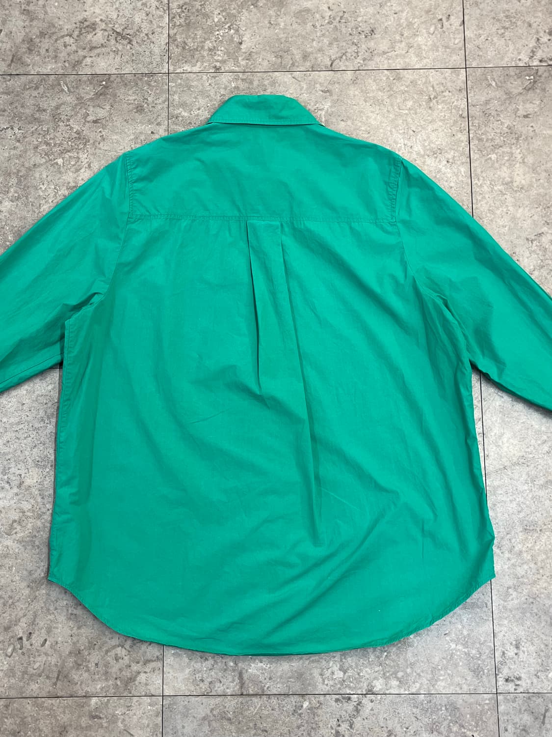 코스 포켓 셔츠 그린 40 #csz3081  *사용감 있음, 단추 코팅  상품이미지8