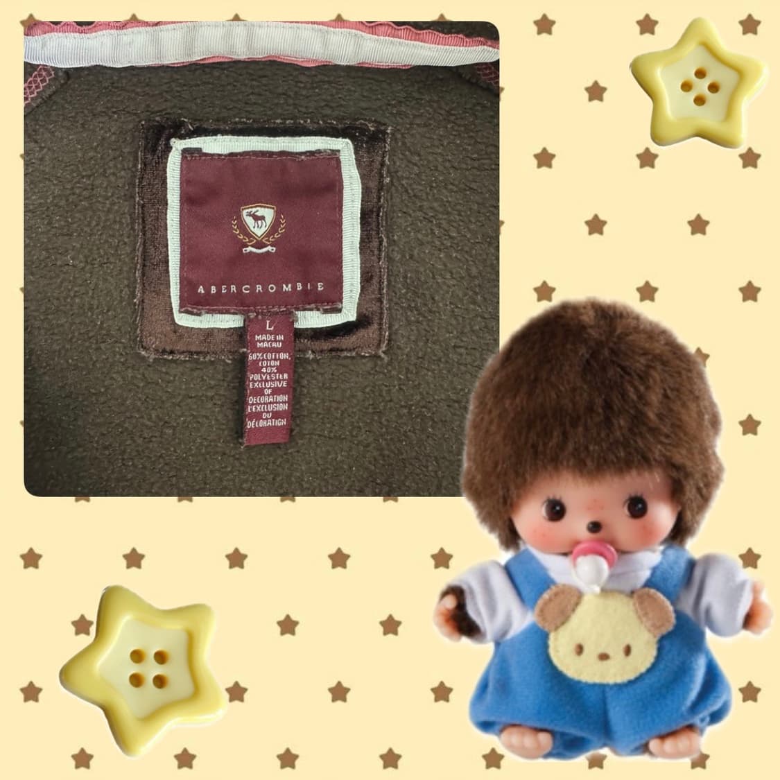 아베크롬비 브라운 후드 반집업 L사이즈 판매합니다! 상품이미지2