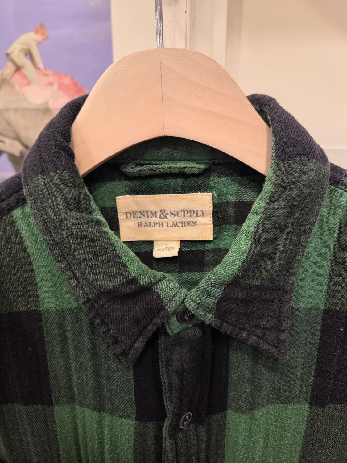 랄프로렌 체크 코튼 셔츠 상품이미지4