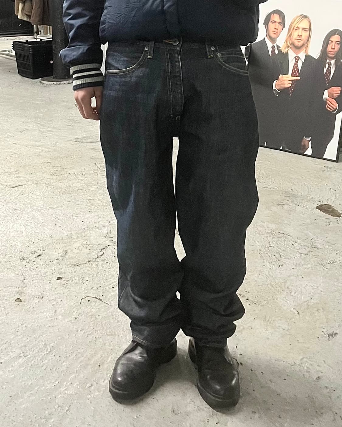 HECTIC rigid indigo denim pants 상품이미지5