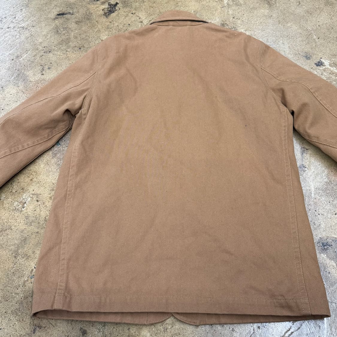 [정품/XL] 후아유 브라운 워크 자켓 데님 셔츠형 점퍼 b18 상품이미지4