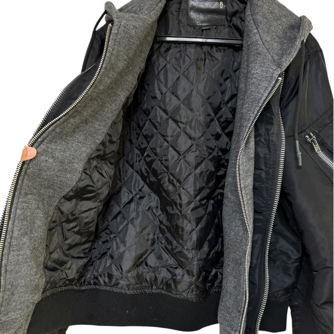 R13 레이어드 후디 MA-1 상품이미지6