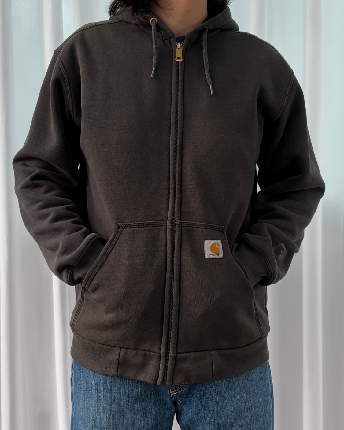 [M]칼하트 선페이드 써멀 레인디펜더 후드집업 상품이미지1