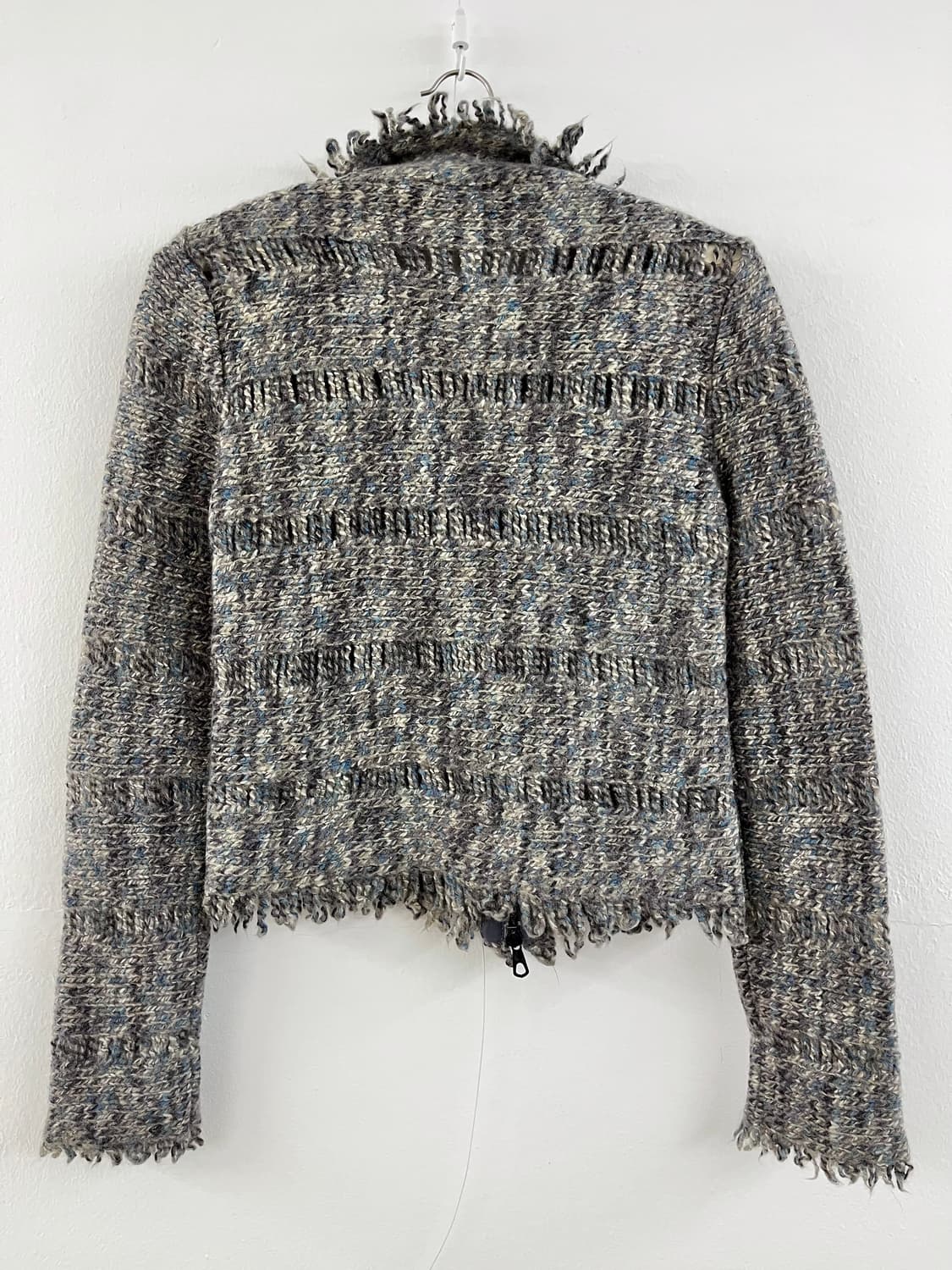 90s 빈티지 엠포리오 아르마니 니트 집업 자켓 상품이미지3