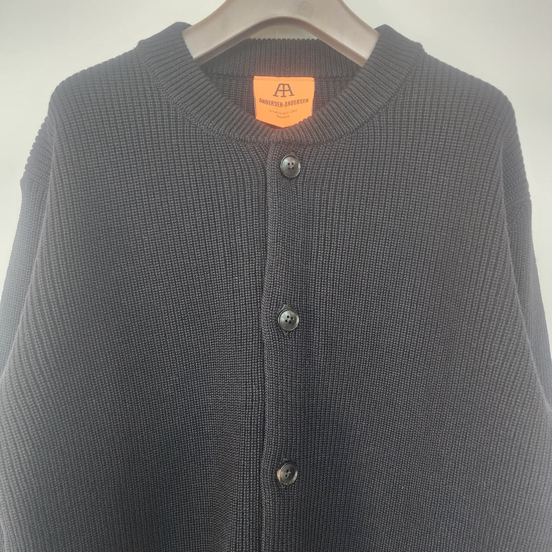 안데르센 안데르센 블랙 니트 가디건 상품이미지2