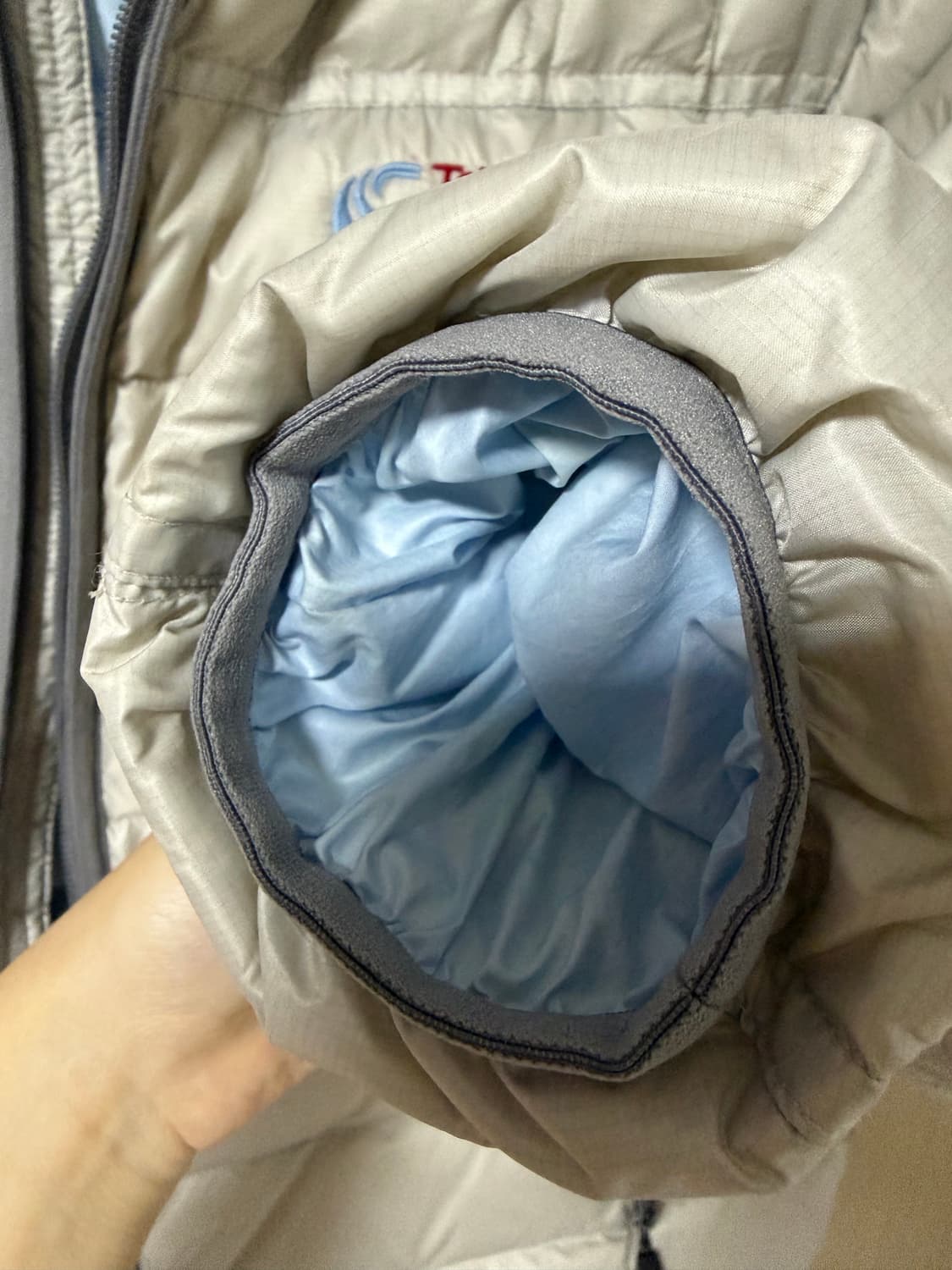 테켓 경량패딩 라이트그레이 M 상품이미지8