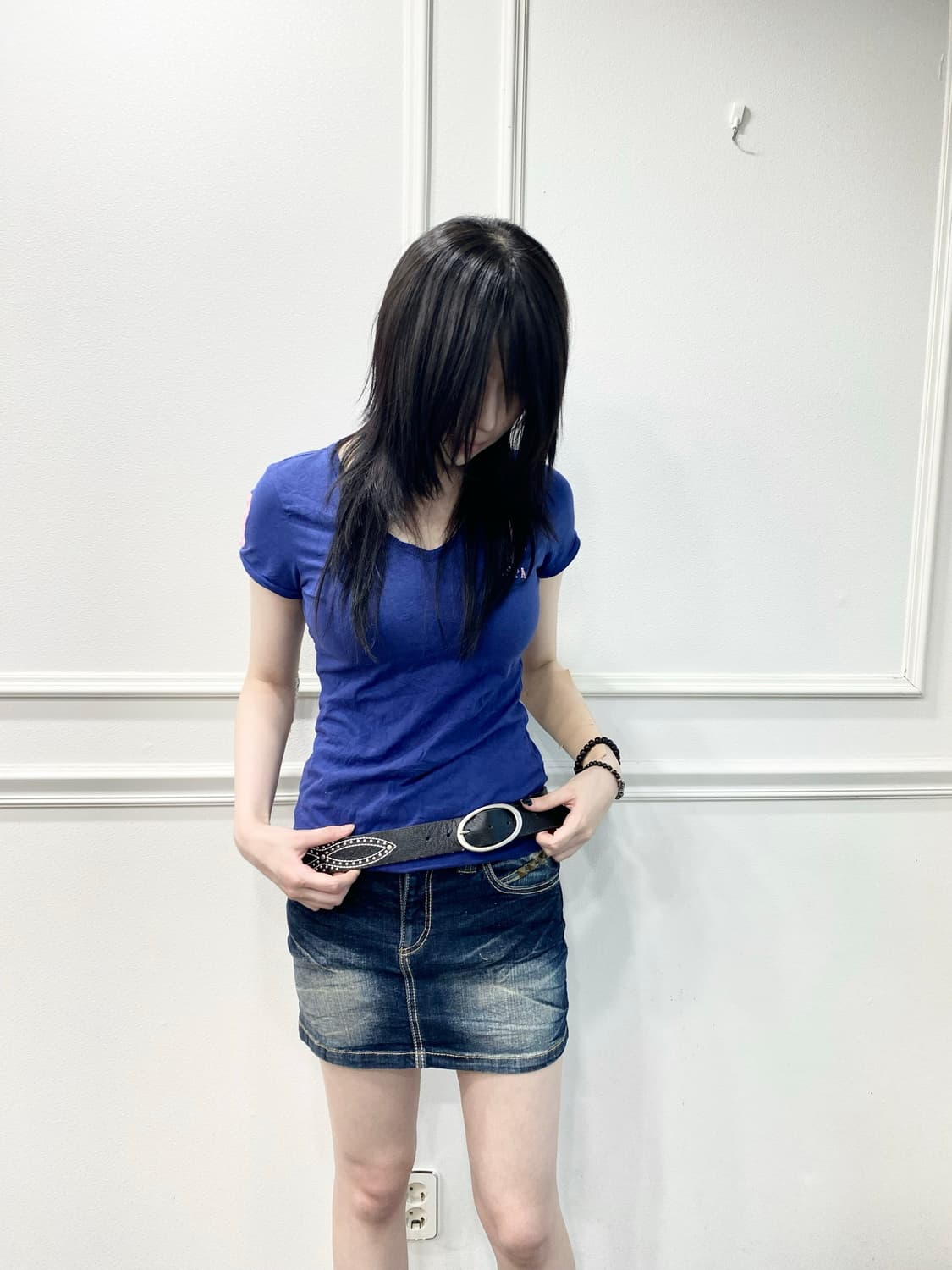[POLO ASSN]Slim Fit Navy Tee 상품이미지7