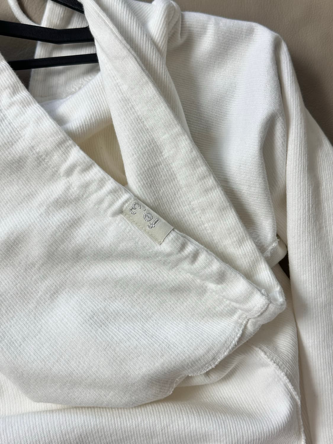 샵페어리 washed lily hoodie ivory 후디 상품이미지3