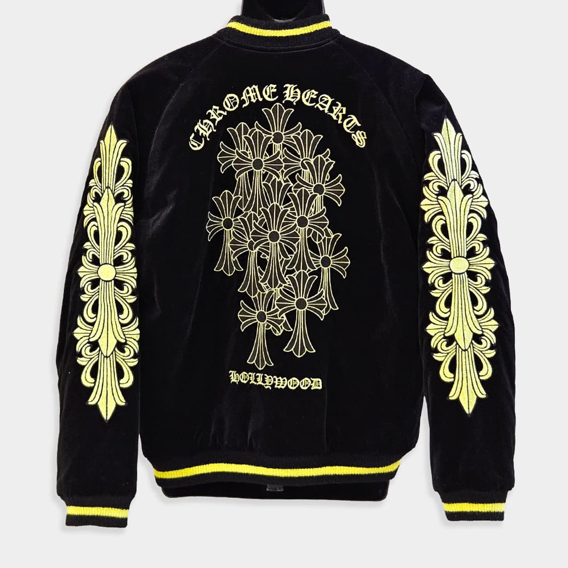 [L] 미사용 크롬하츠 메티보이 리버서블 스카잔 블루종 B1213C158 상품이미지2