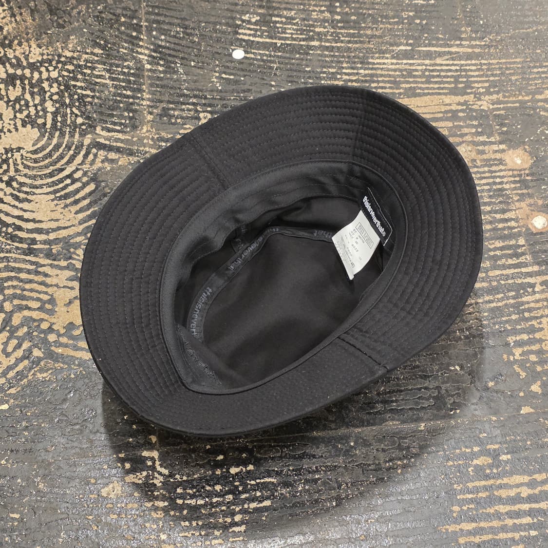 디스이즈네버댓 블랙 버킷햇 모자 상품이미지4