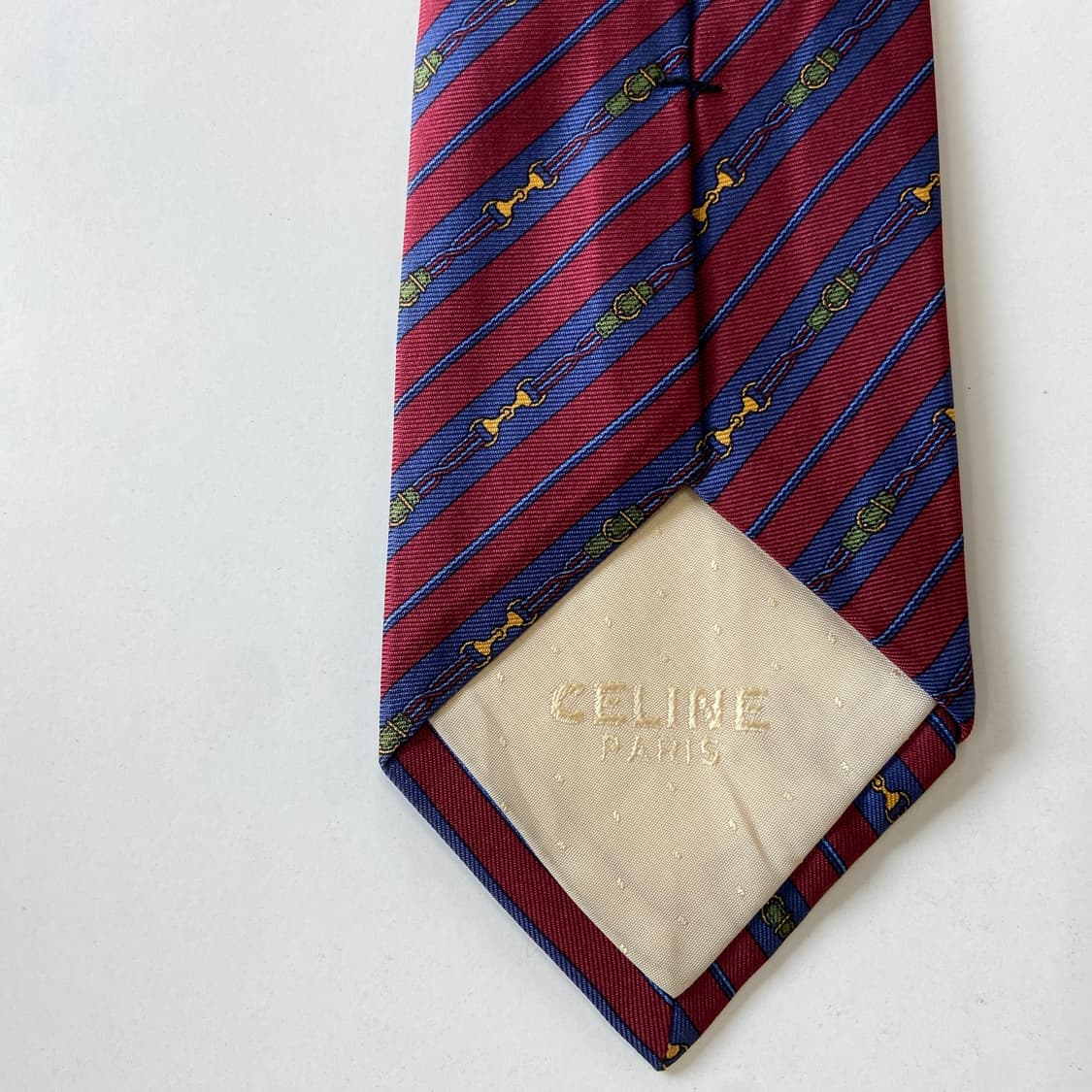 셀린느(celine) 심플로고 명품 정품 넥타이 상품이미지5