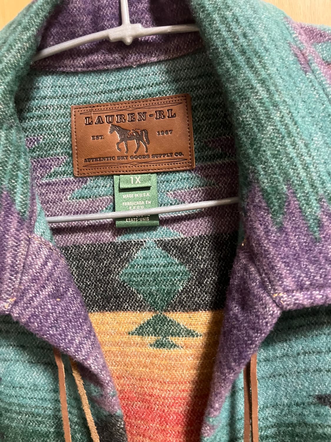 90’s 랄프로렌 나바호 사우스웨스턴 콘초 코트자켓 상품이미지3