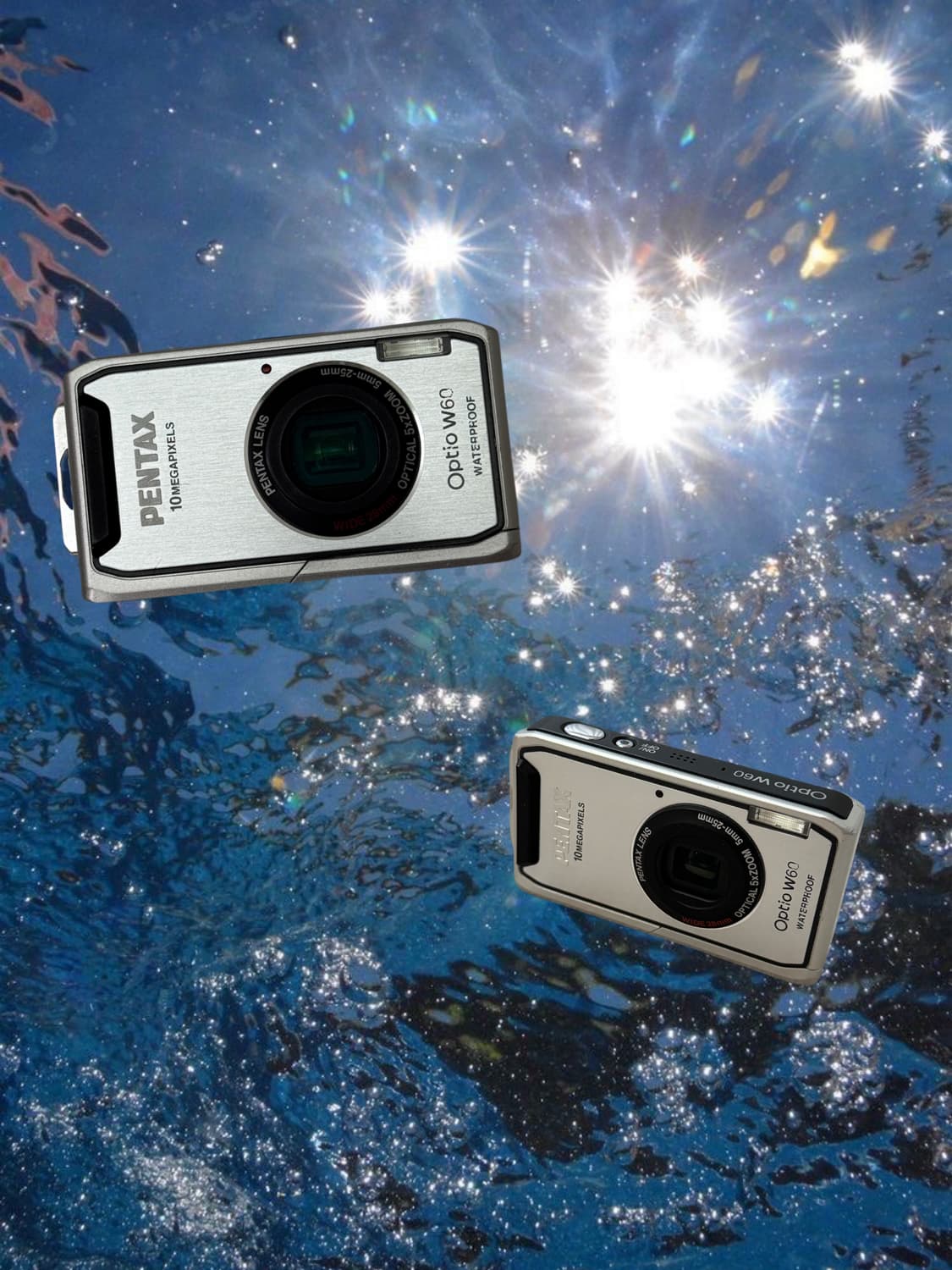 풀박) 펜탁스 옵티오 w60 (Pentax optio w60) 실버 상품이미지1