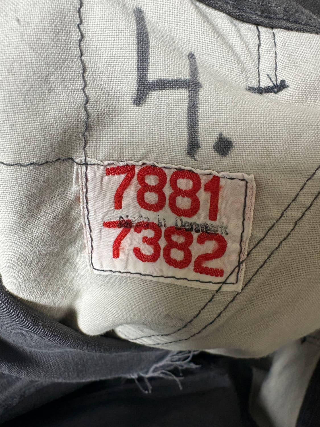 70s 덴마크군 M71 바지 데니쉬 M71 아미 팬츠 상품이미지6