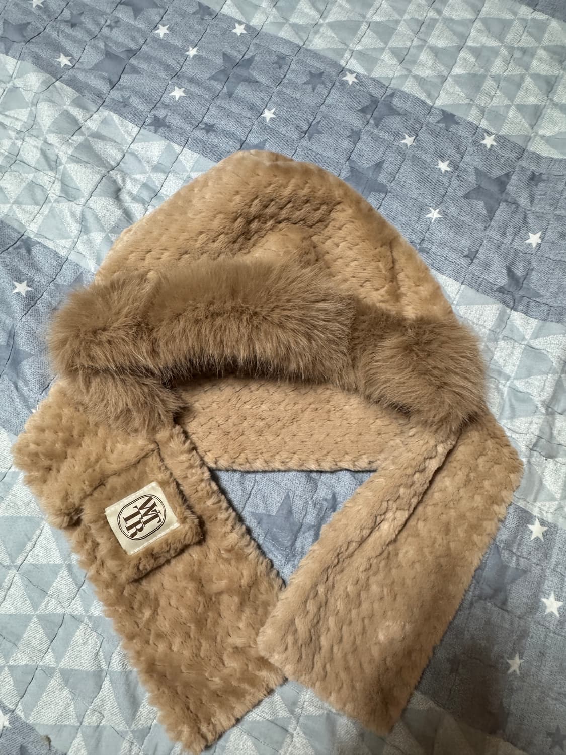 WR 퍼 머플러 넥워머 세트 상품이미지2