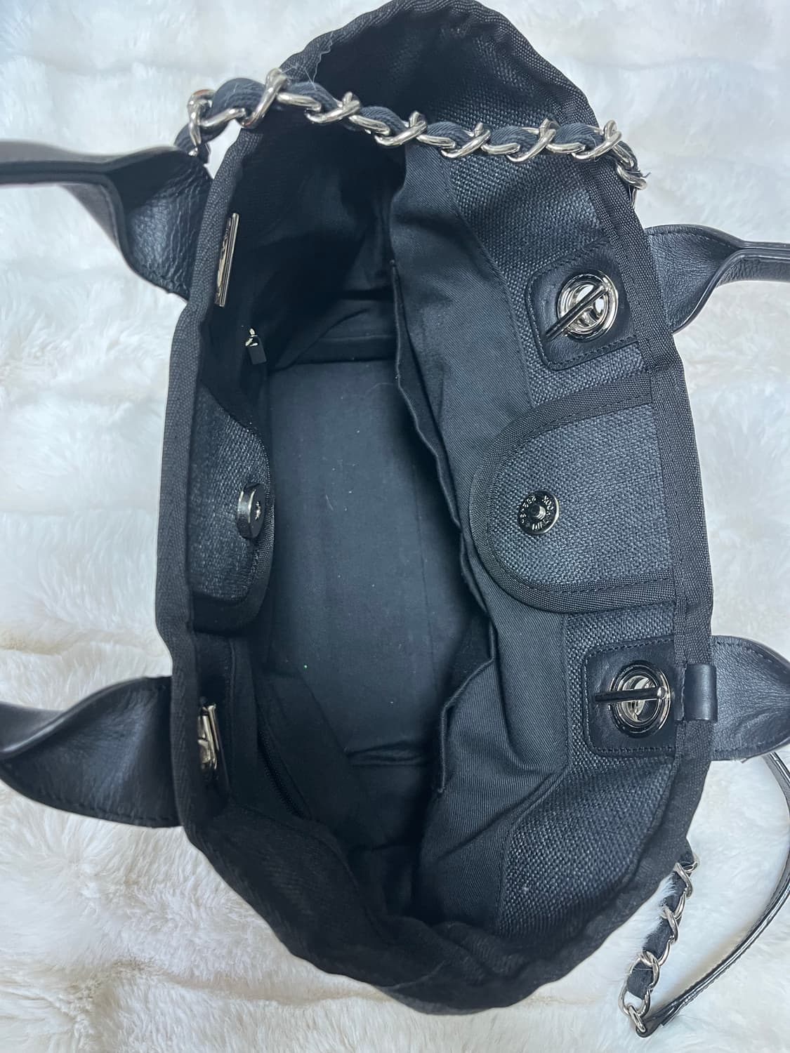 시에 체인 전투백 미디움 블랙 상품이미지9