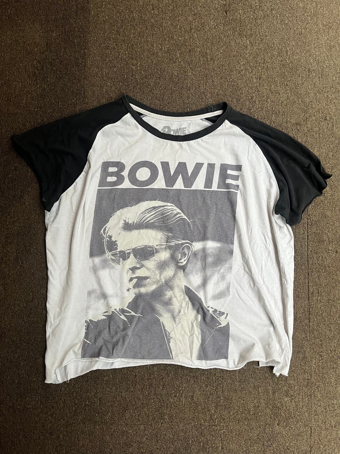 90s David Bowie 데이빗 보위 컷팅 티셔츠 상품이미지1