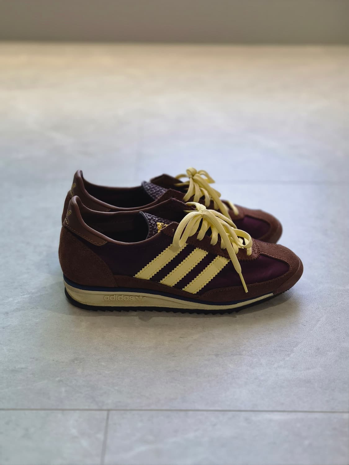 아디다스 SL 72 OG 마룬 올모스트 옐로우 상품이미지3