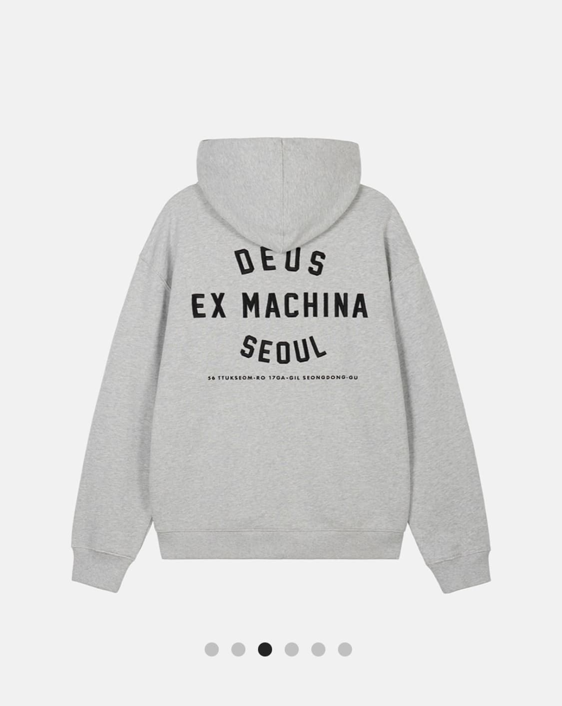 데우스 엑스 마키나 서울 컬리지 후드집업 상품이미지1