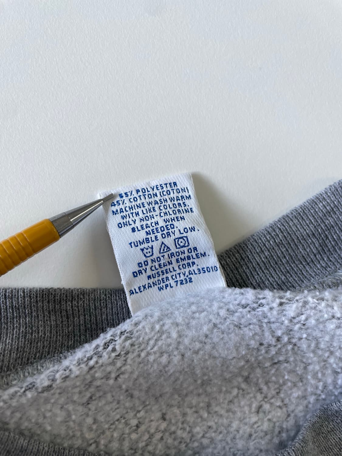 (M) 러셀 애슬레틱 플레인 스웻셔츠 상품이미지5