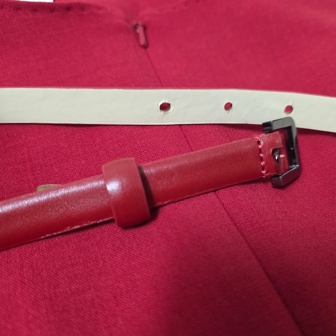 Max Mara 레드 원피스 (막스마라 최상위라인 흰택) 상품이미지8