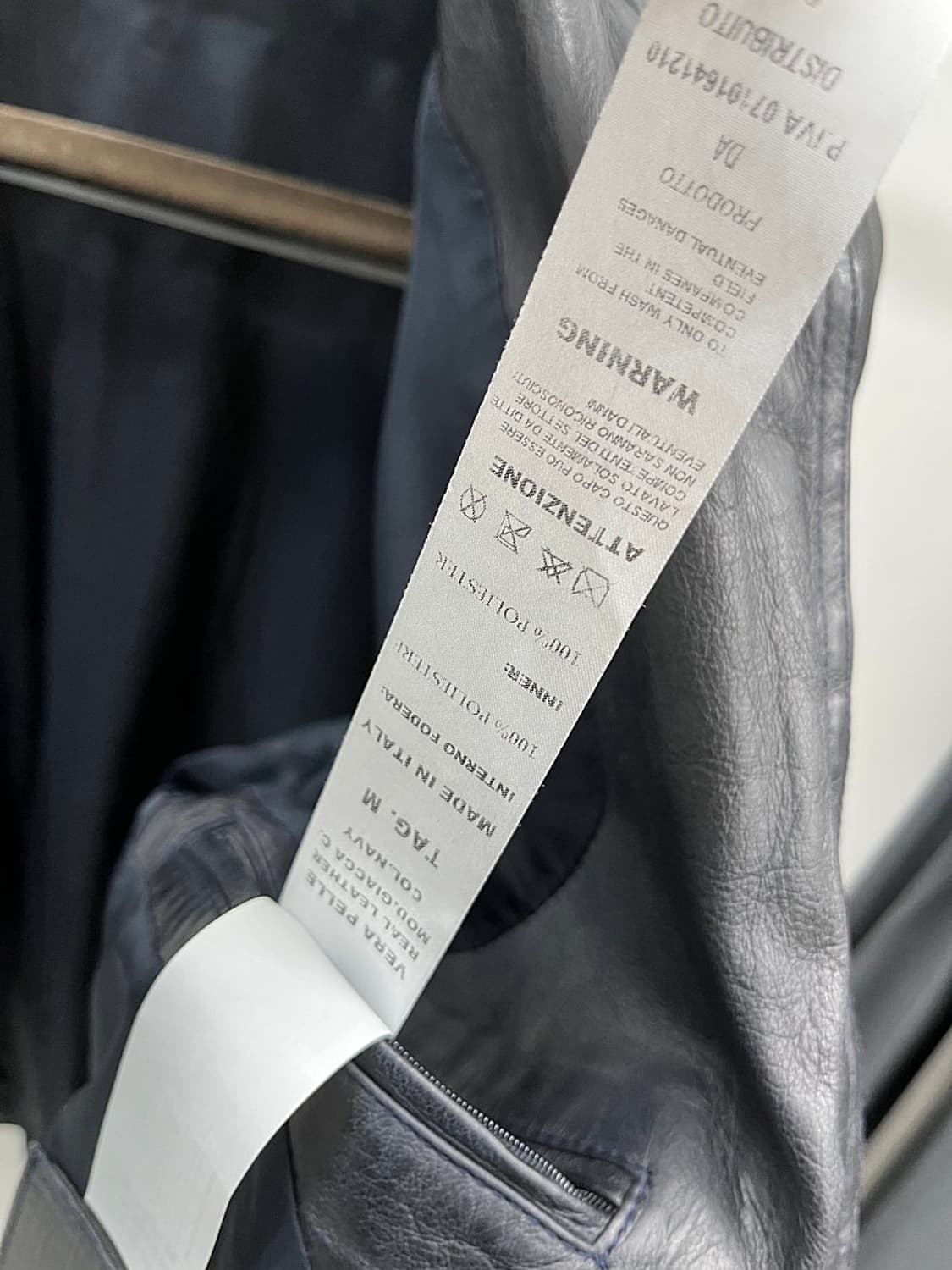 95) 빠니깔레 신형 이태리 가죽 블레이져  상품이미지8