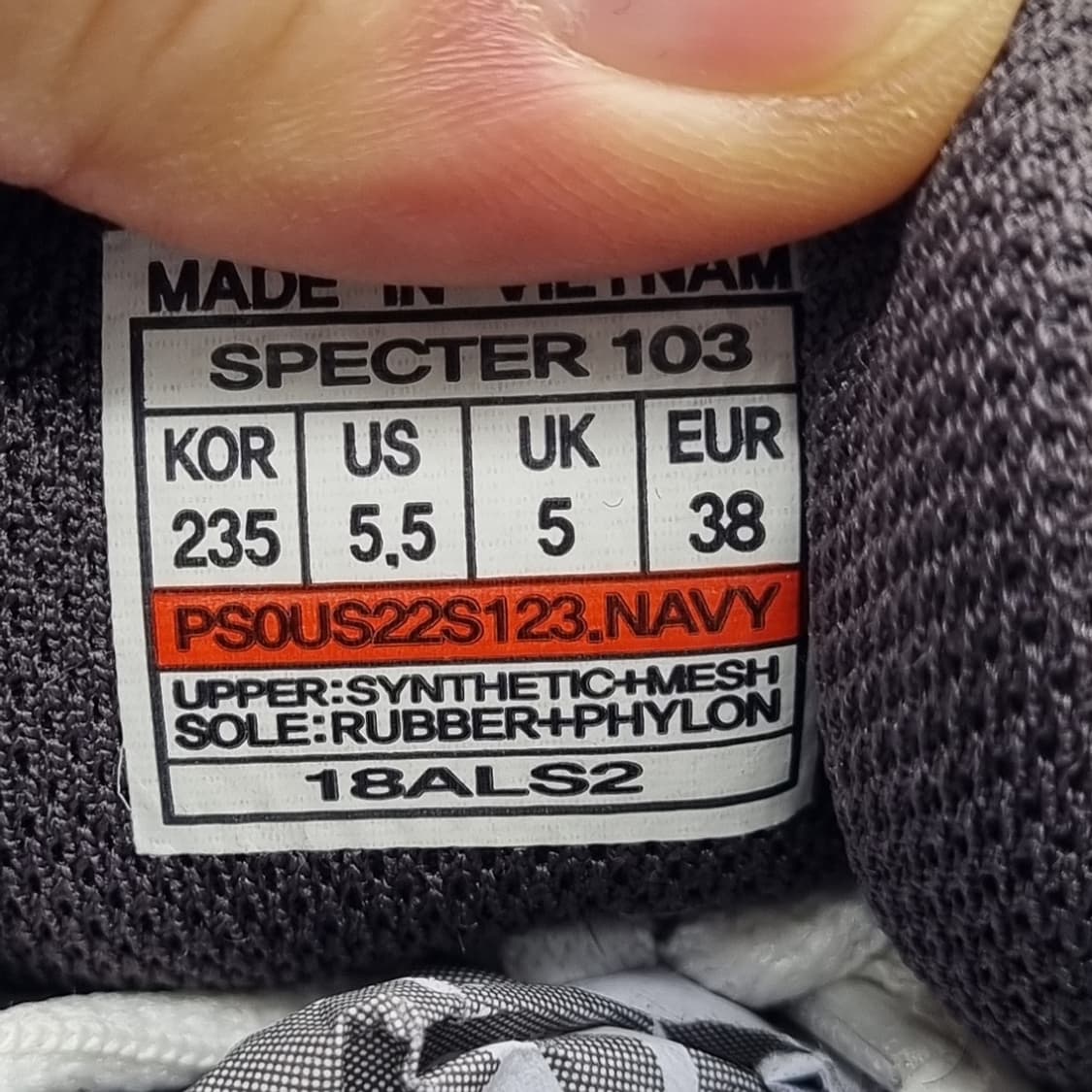 프로스펙스 스펙터 여성운동화235  상품이미지6