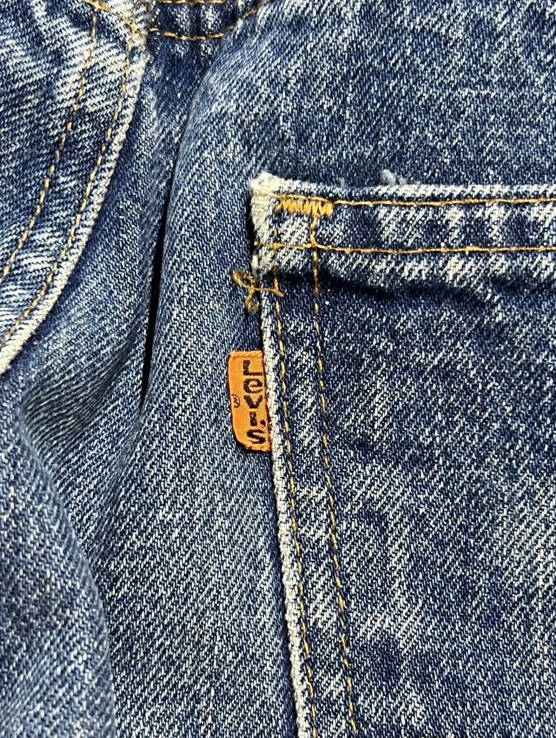 80s 리바이스 517 오랜지탭 데님팬츠 36x31 상품이미지8