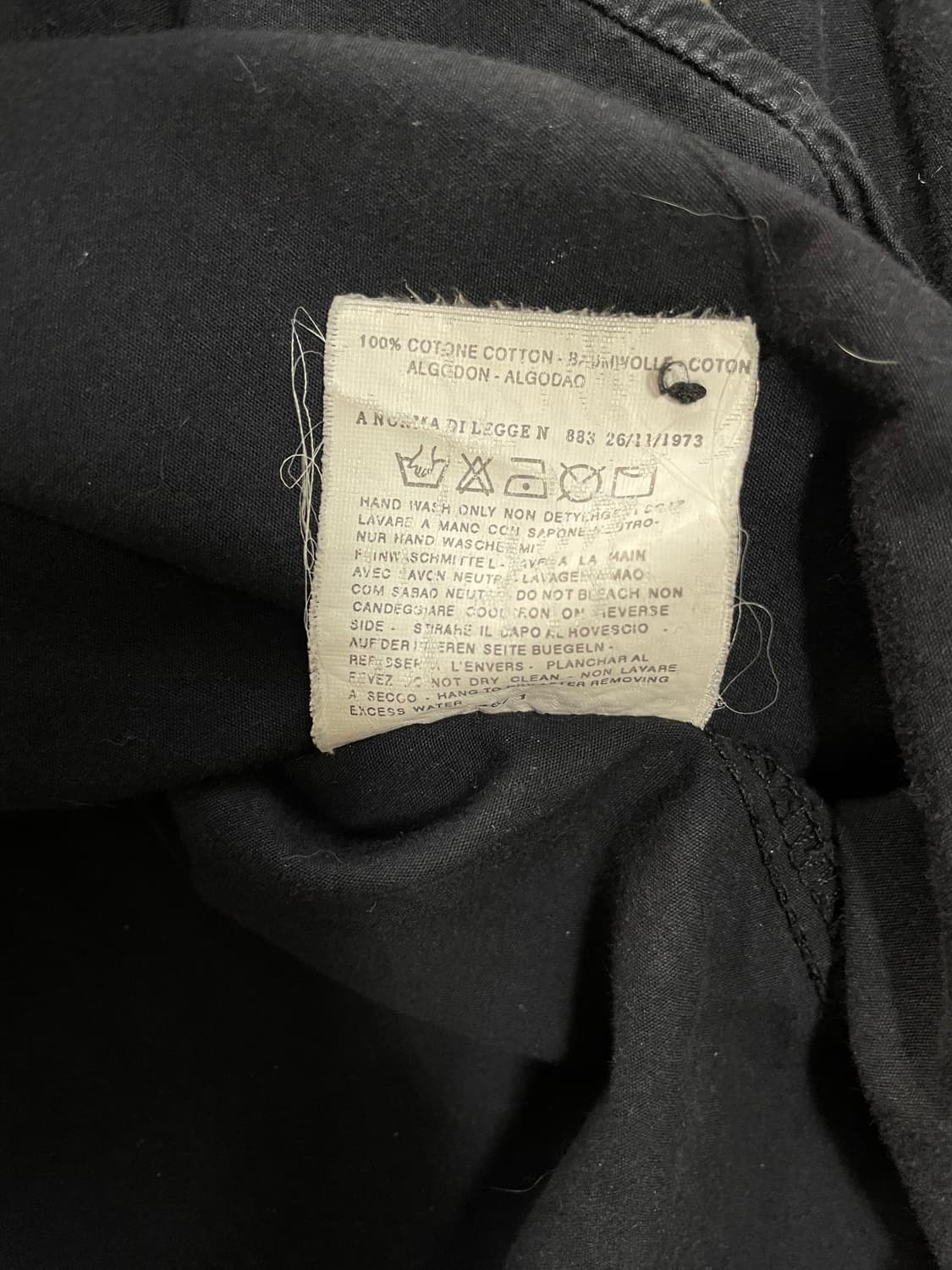 돌체앤가바나 D&G 포켓 자수로고 루즈핏 셔츠 블랙 아카이브무채색빈티지 상품이미지10