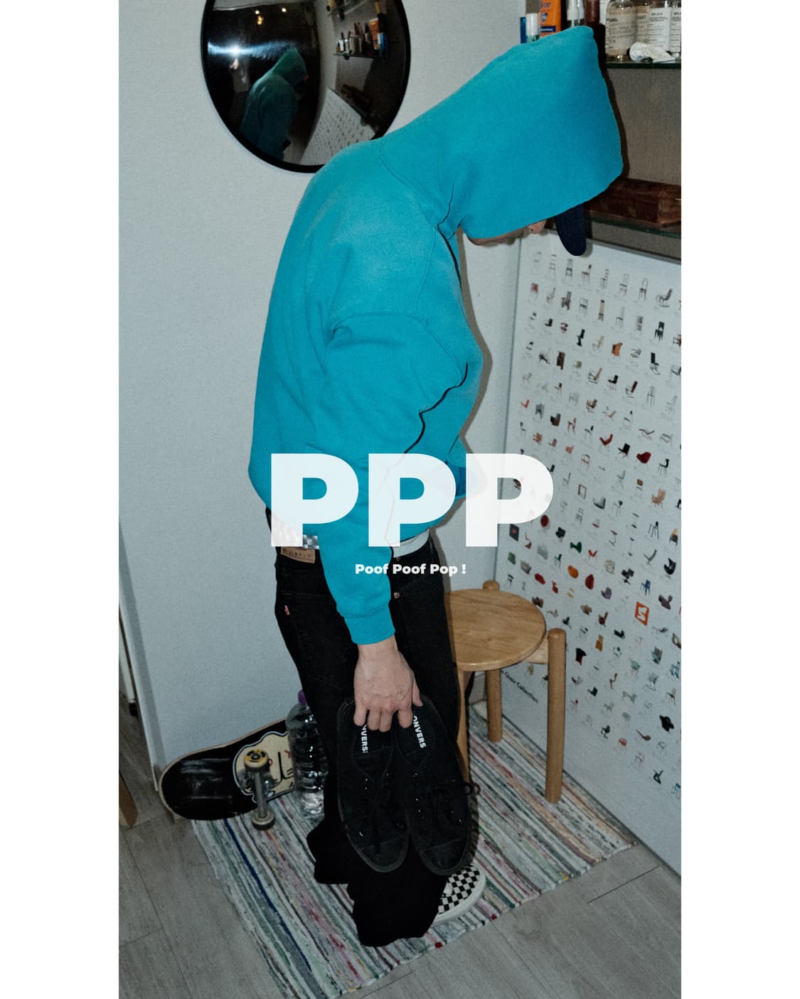 80s Russell Blank Hoodie USA 상품이미지2