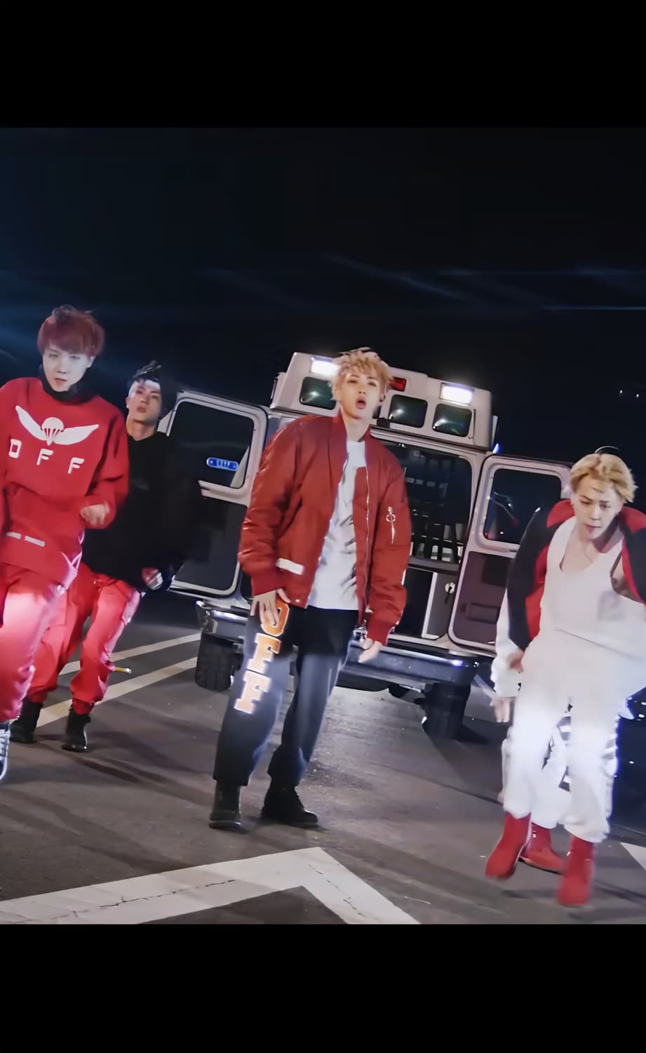 BTS RM 착용 오프화이트 봄버 ma1 상품이미지1