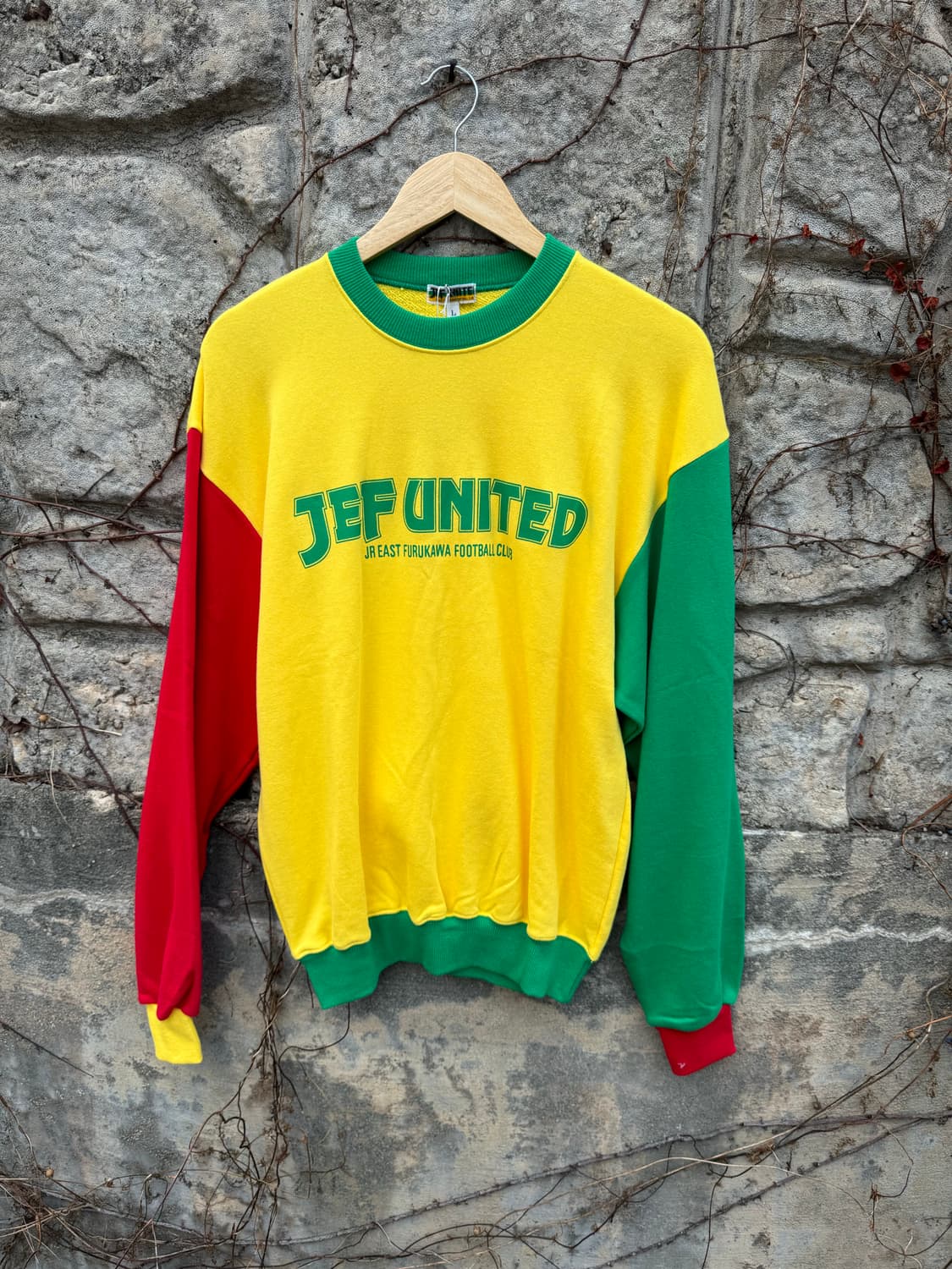 일본 빈티지 jef united 라스타 풋볼클럽 스웻 셔츠 맨투맨 L 상품이미지1