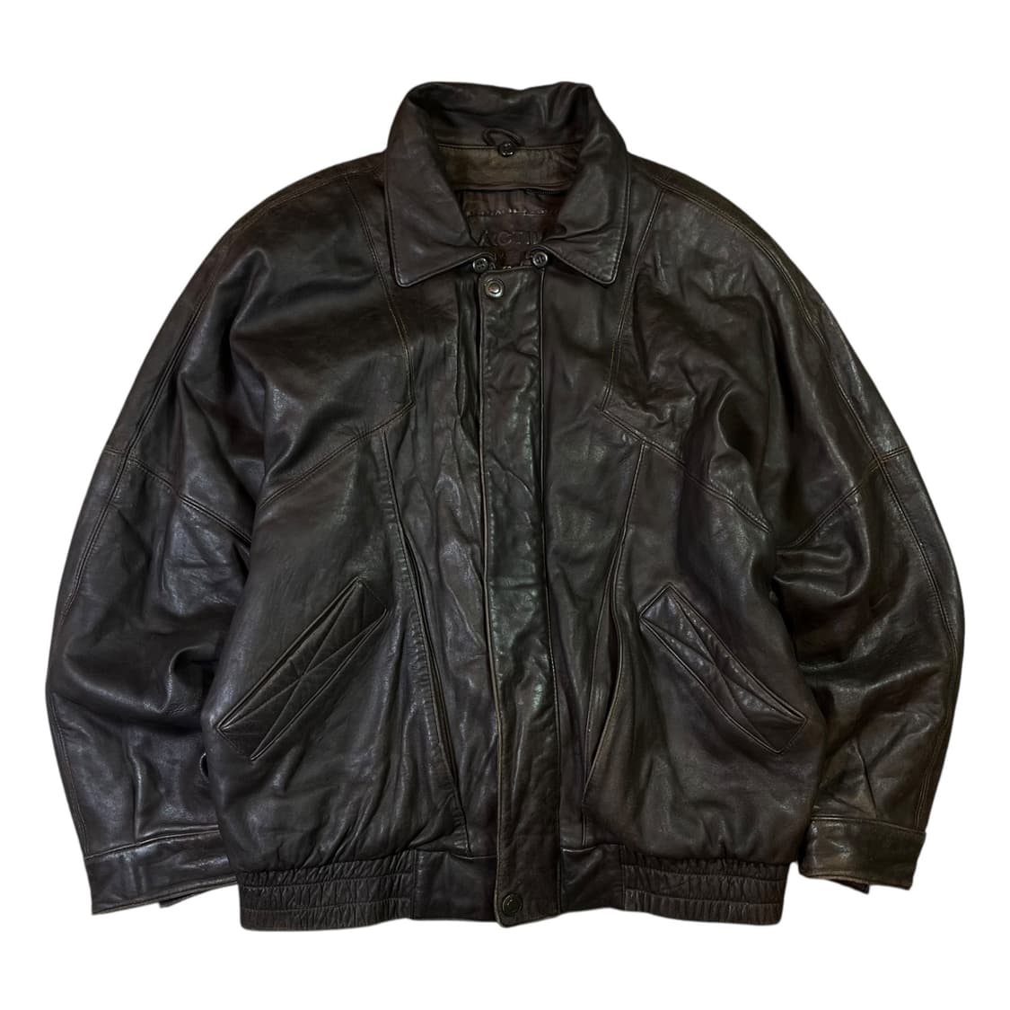 코오롱스포츠 양가죽 봄버 자켓 상품이미지1