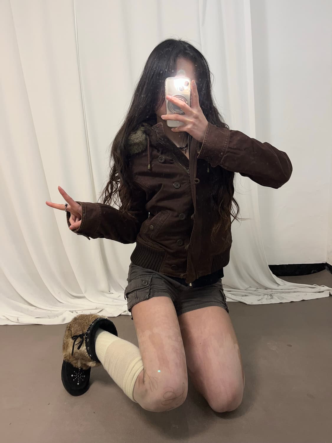 Abercrombie 울프죠 브라운 패딩 상품이미지6