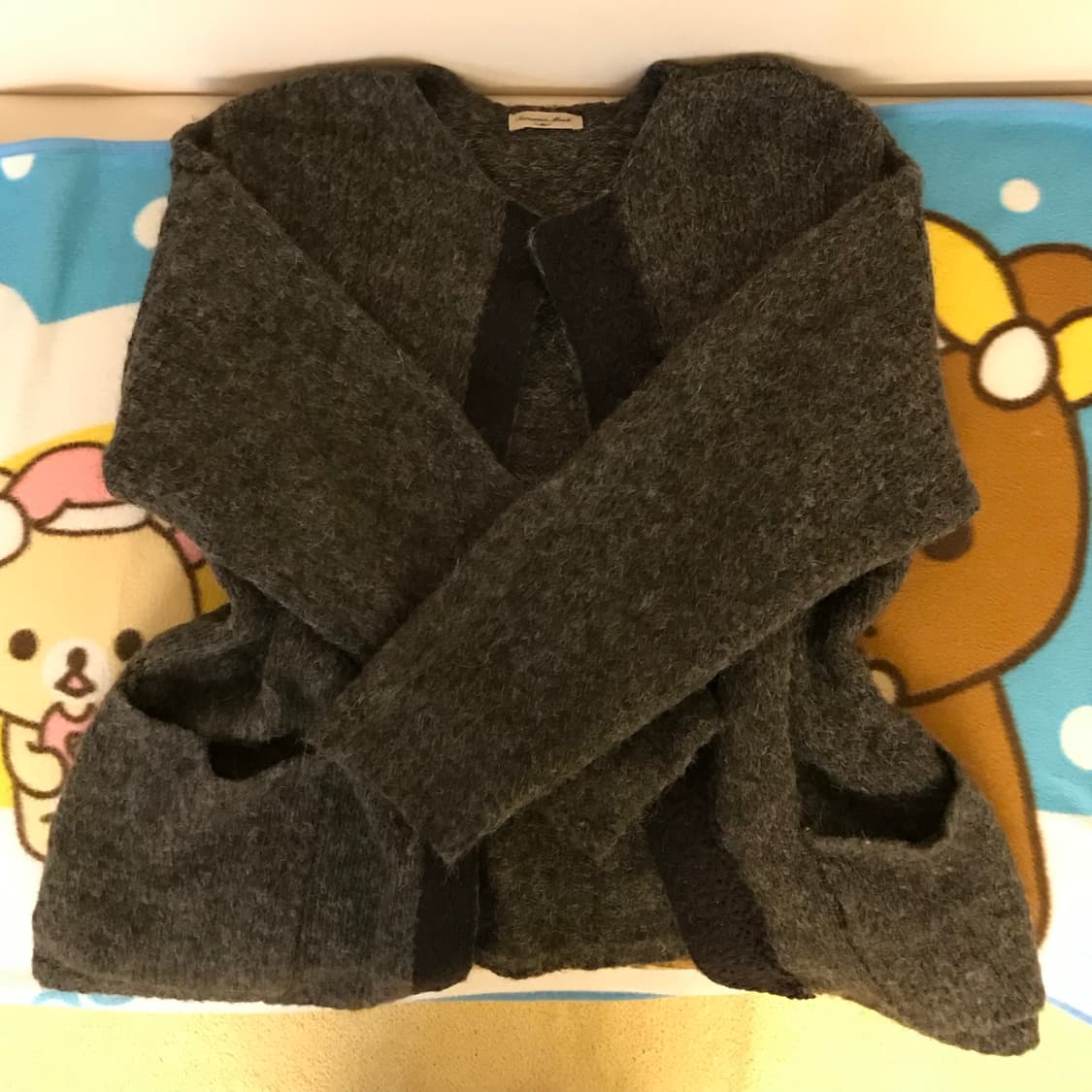 마루빈티지 레이스 카키 가디건 상품이미지1