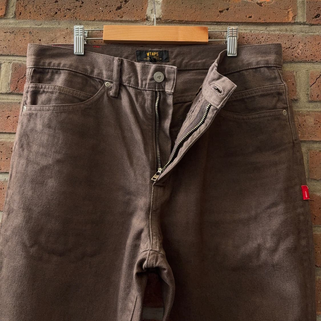 더블탭스 WTAPS 브라운 데님 트라우저 상품이미지3