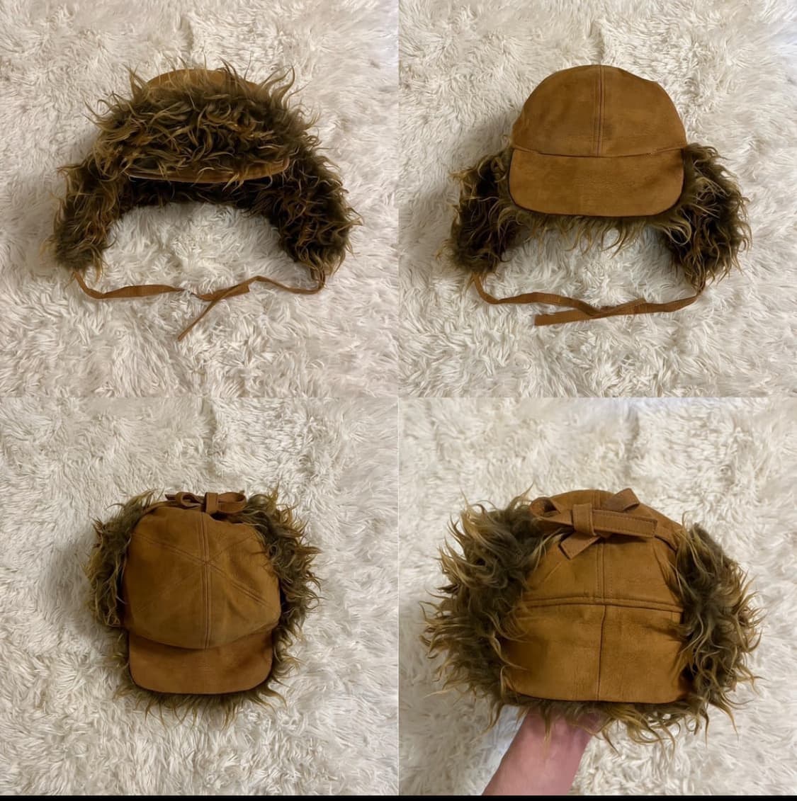 CA4LA fur flight cap 상품이미지2