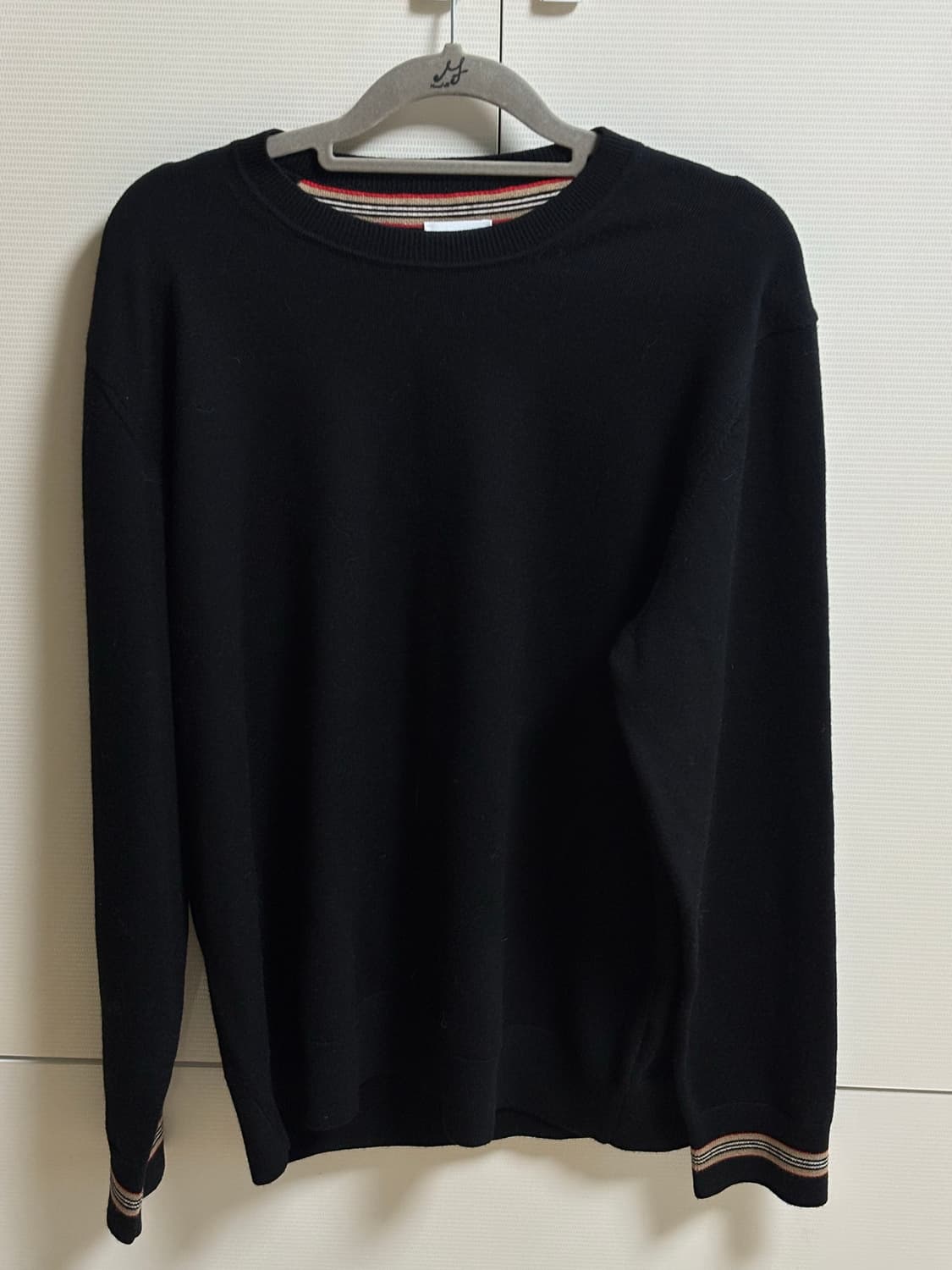 버버리 울 니트 블랙 XL  상품이미지2