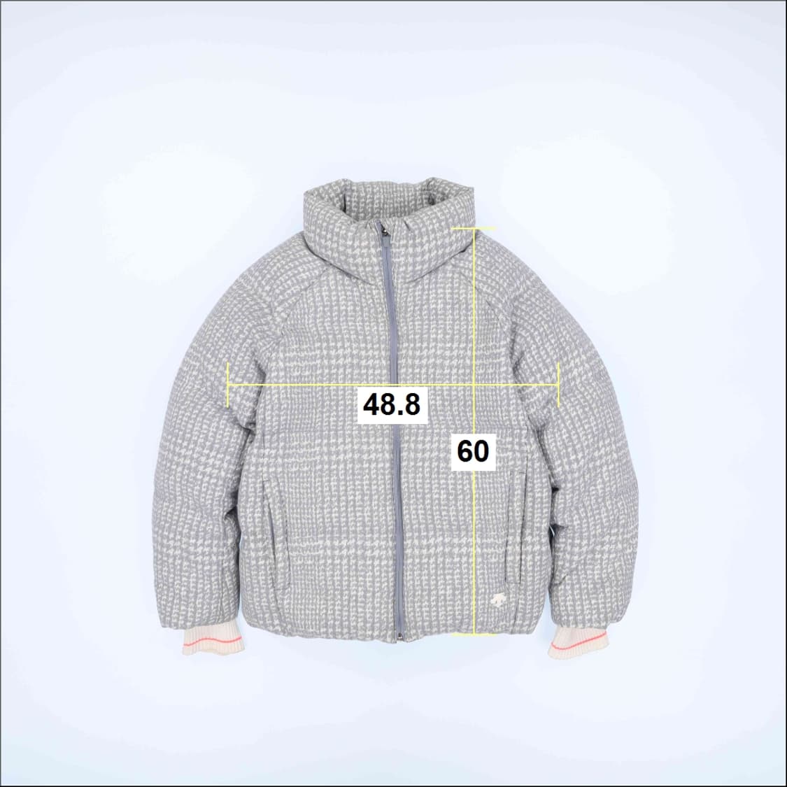 85 데상트 니트 자가드 숏패딩 N7254 상품이미지7