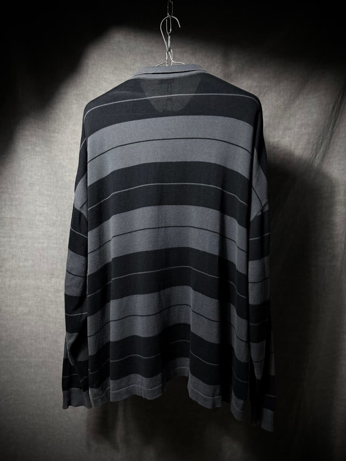 Willy Chavarria Striped Polo Knit 상품이미지5