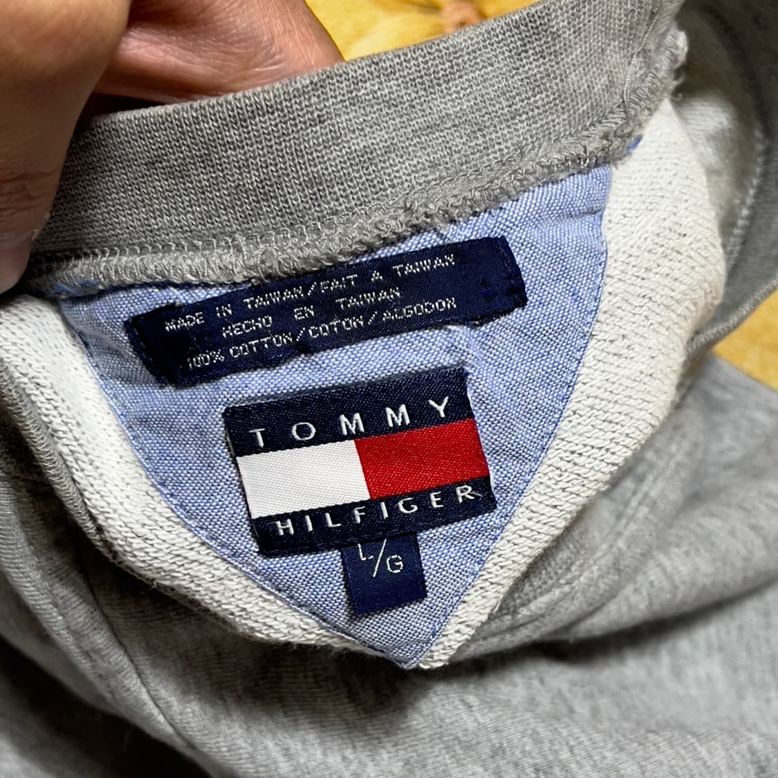 00s 타미힐피거 빅로고 스웻셔츠 상품이미지4