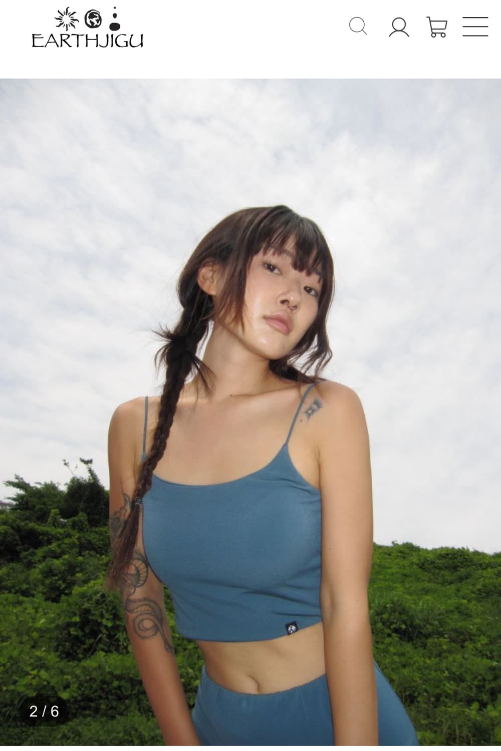 Earthjigu ATHLEISURE BRA SLEEVELESS 상품이미지2