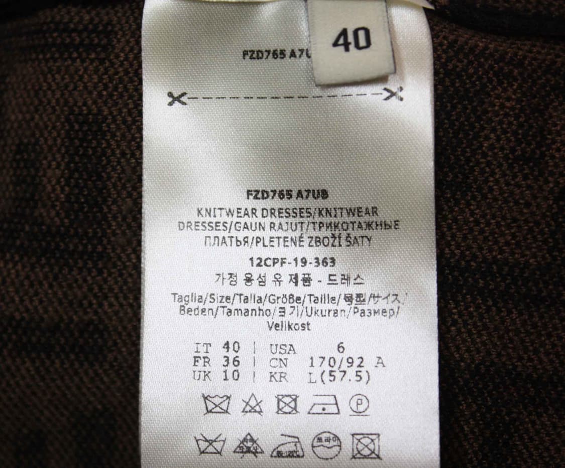 N-10431/펜디 정품 여성용 자갸드 니트 36 상품이미지4