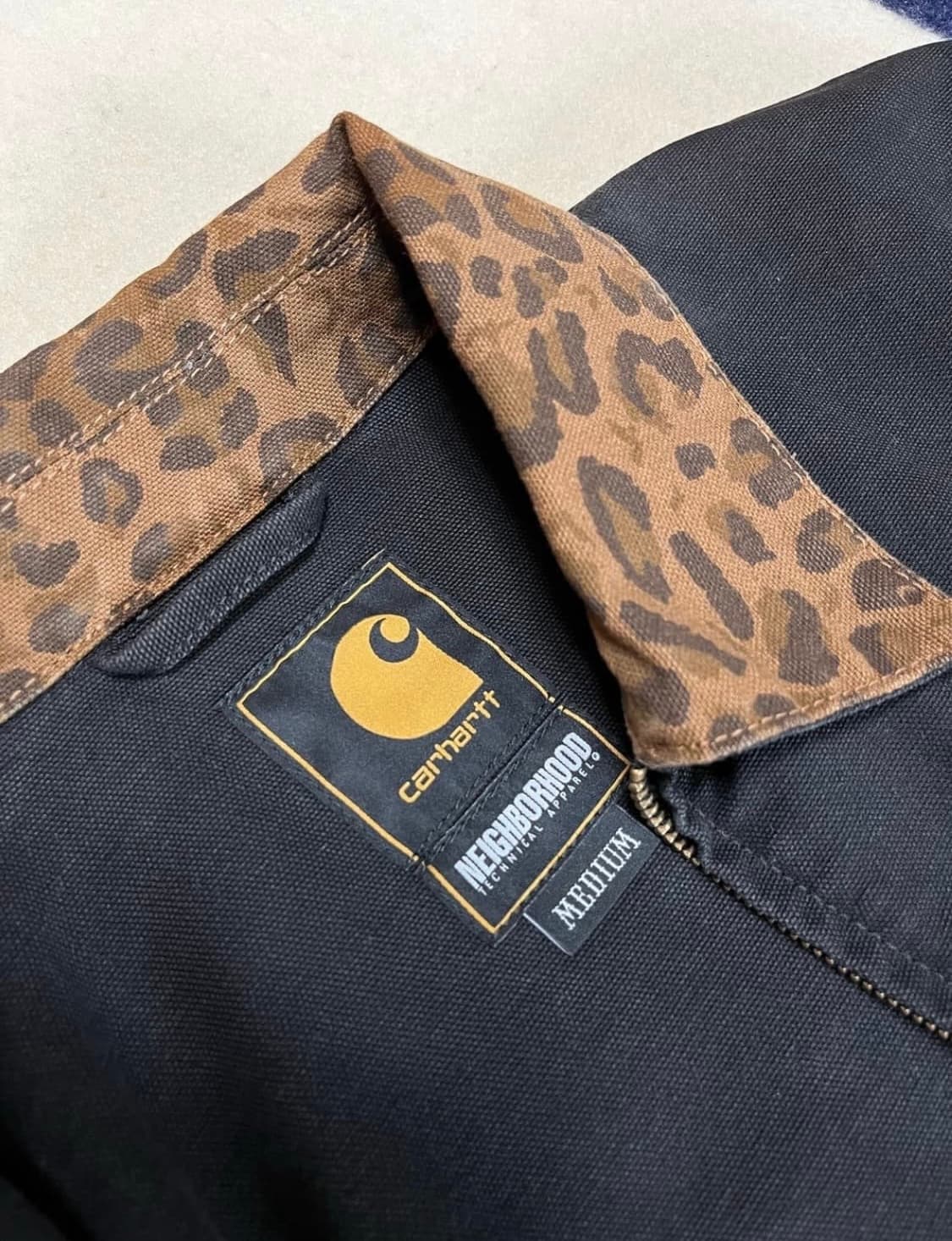 네이버후드x칼하트 wip 디트로이드자켓 블랙 상품이미지2