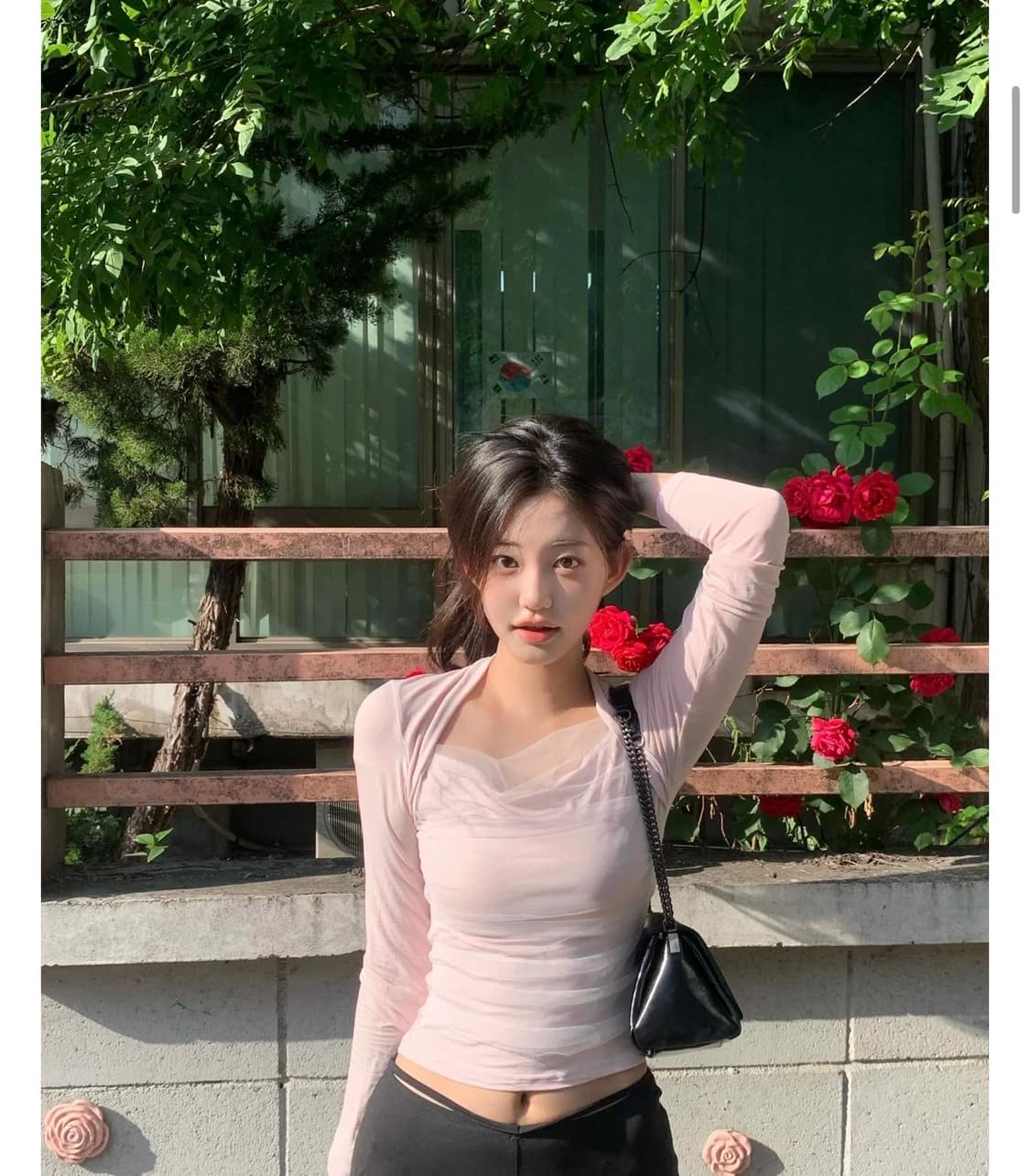 제니오 핑크 롱슬리브 상품이미지1