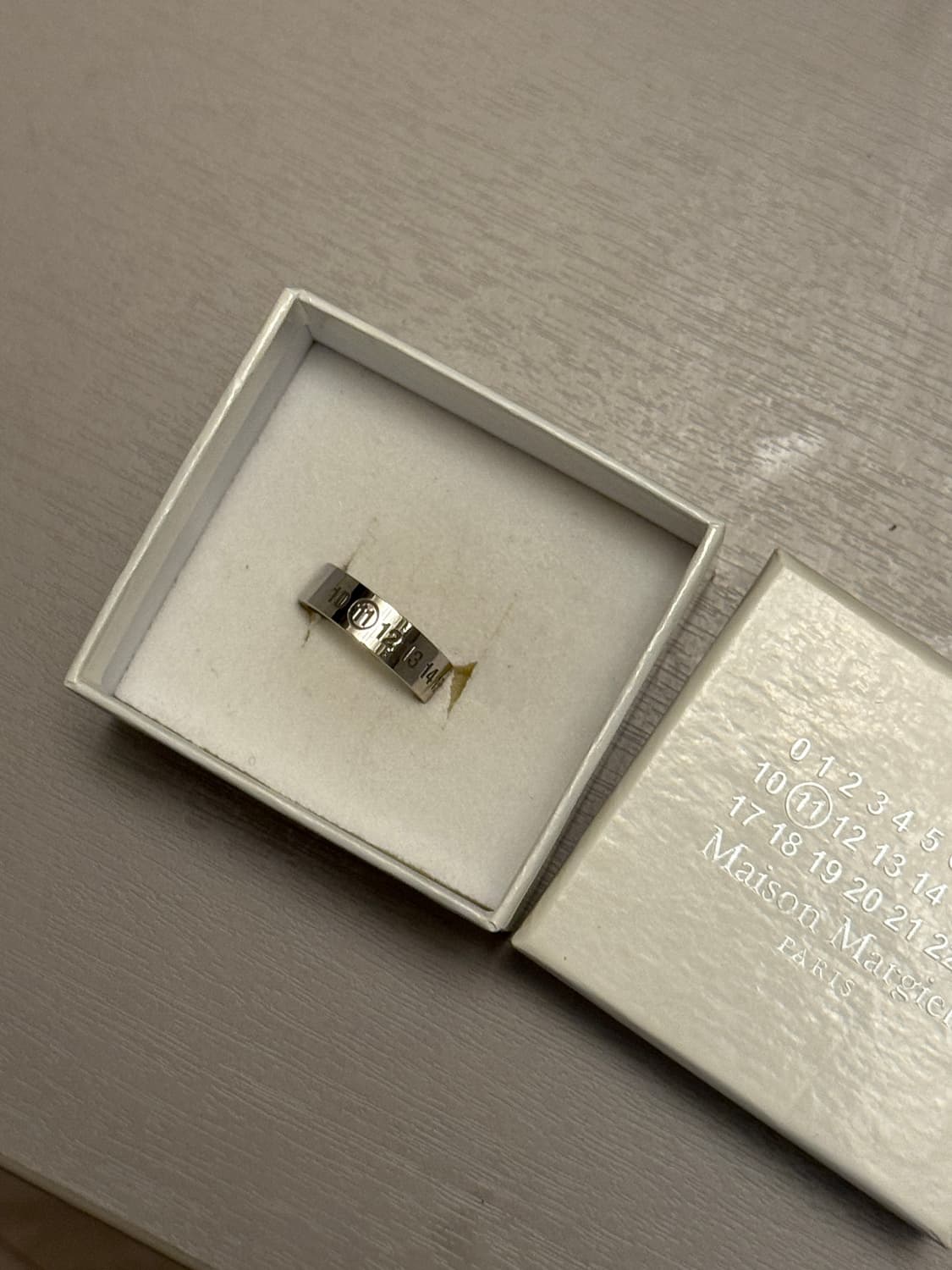 [xs] 마르지엘라 넘버링반지 유광 상품이미지2