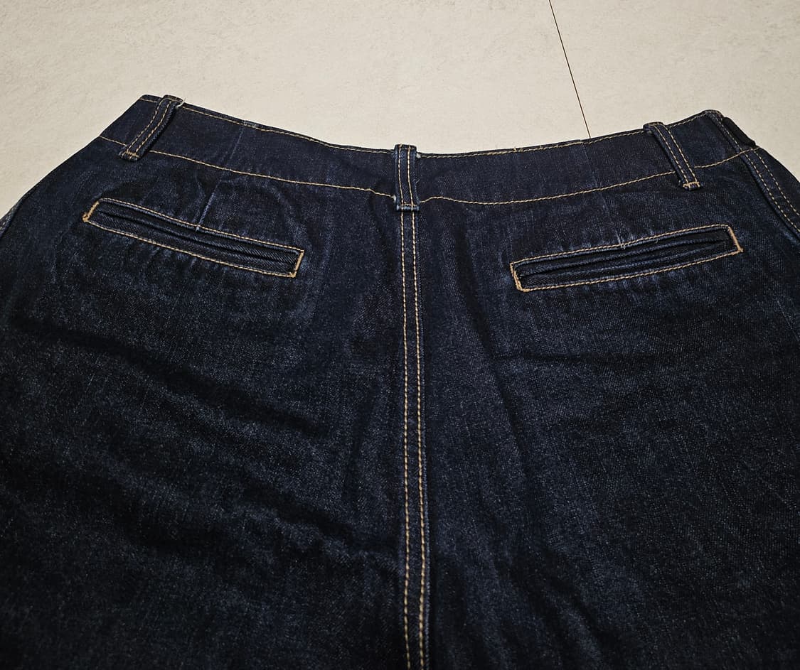 빈티지 진청 와이드 배럴 진 상품이미지4