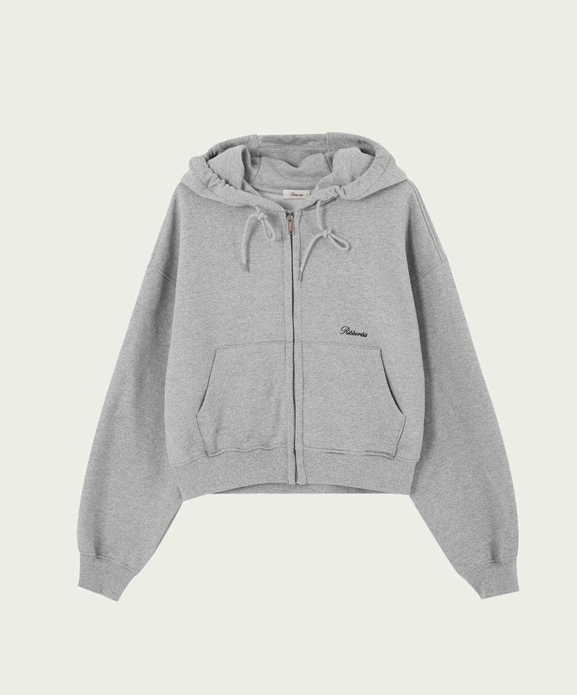 Ribbonbit Day hoody zipup 그레이 상품이미지1