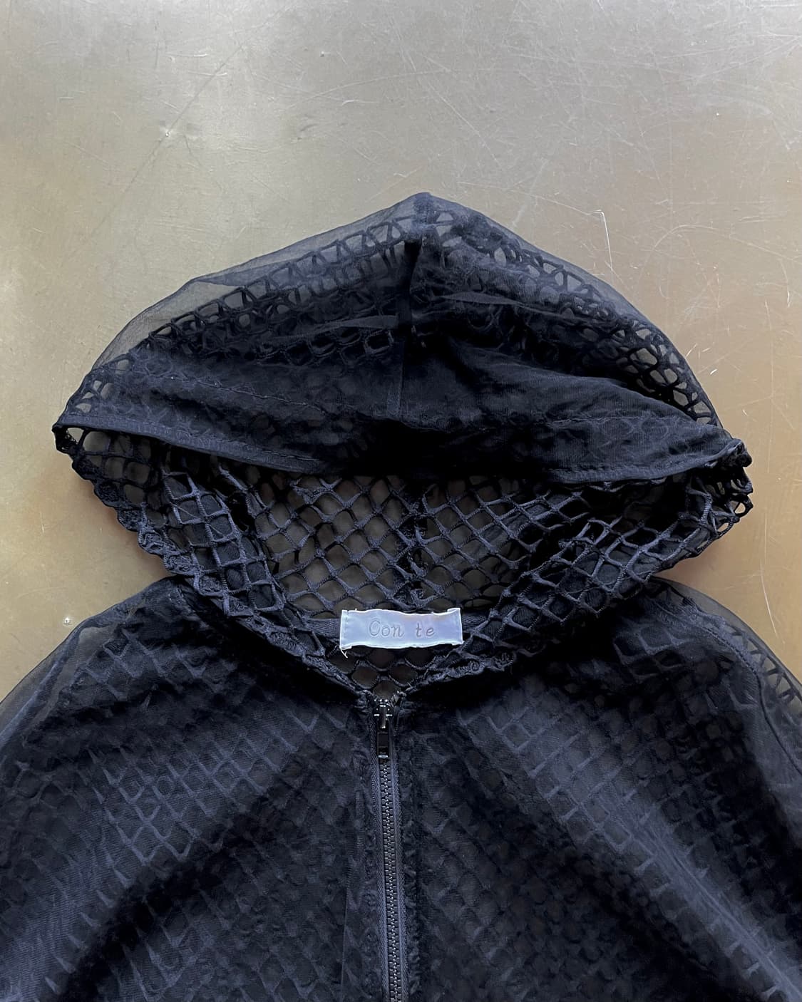 Con te Japan Mesh Hood Zip-up Jacket 상품이미지5