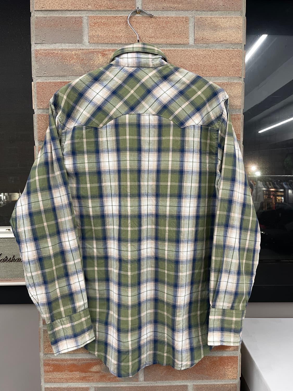 랭글러 웨스턴 체크 셔츠 상품이미지8